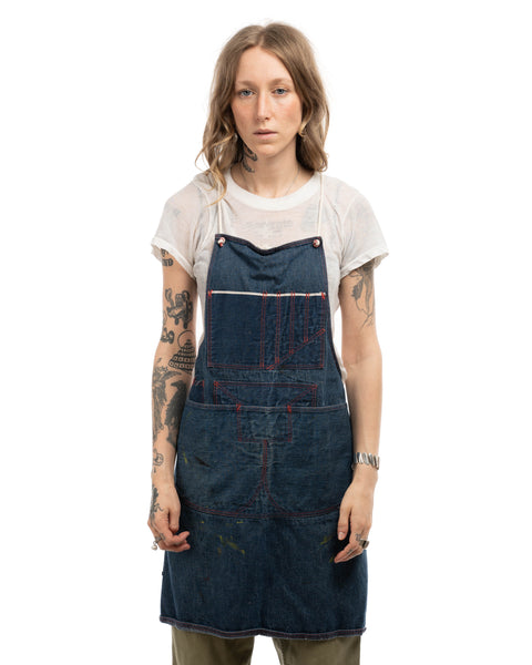 40's Denim Work Apron - OS
