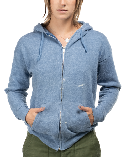 1970s Heather Zip Hoodie
