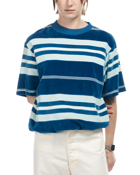 1960s Short-Sleeve Velvet Crewneck