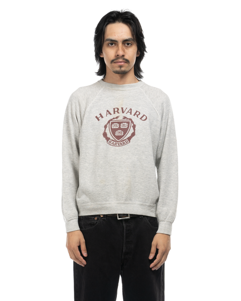 1970s Champion Blue Bar Harvard Crewneck