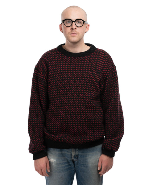 80's Patterned LL Bean Sweater - XL