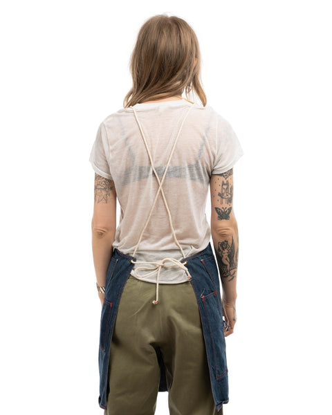 40's Denim Work Apron - OS