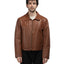 70's Cool Guy Leather Jacket - Large