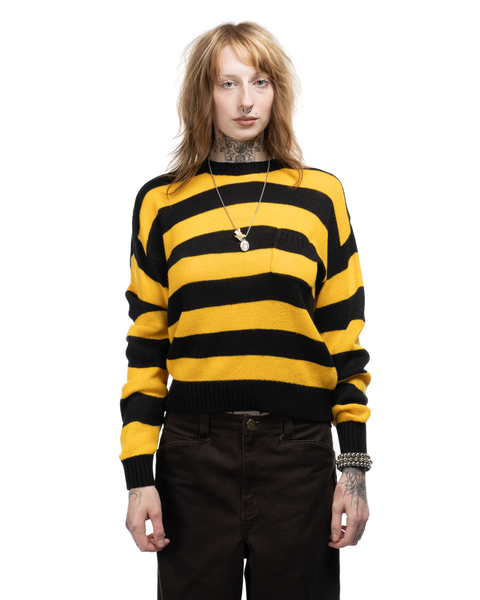 80s Striped Sweater - Medium