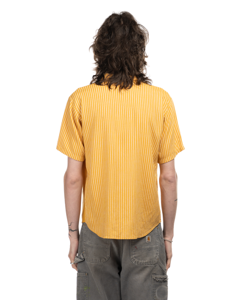 1950s Penney's Lace-Up Rayon Shirt