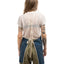 60's Painted Denim Work Apron - OS