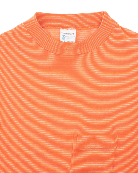 70's Striped Pocket Tee - Medium