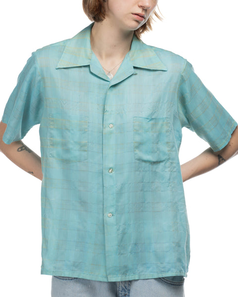 60's Loop Collar Shirt - Medium