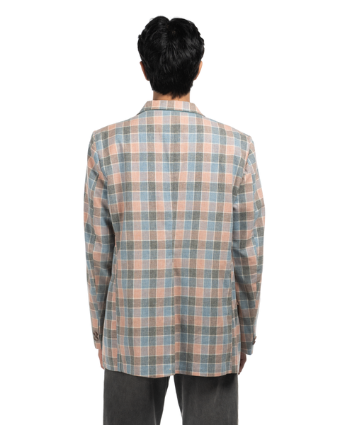 1970s Plaid Suit Jacket