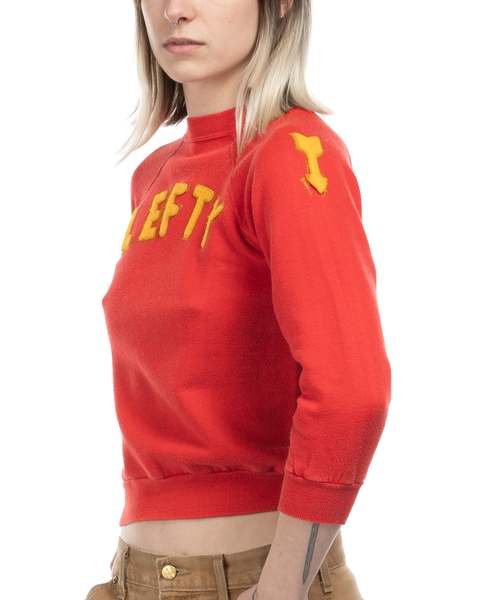 1960s Felt-Lettered Crewneck Sweatshirt