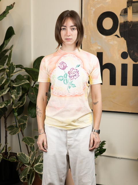 1970s Floral Airbrush Tee