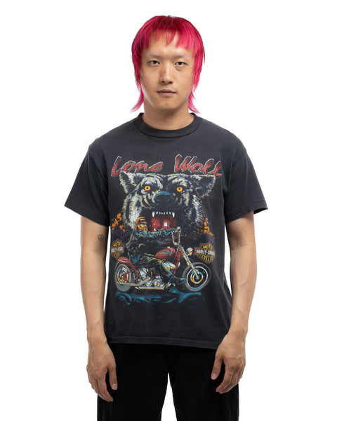 80's Lone Wolf Harley Tee - Large