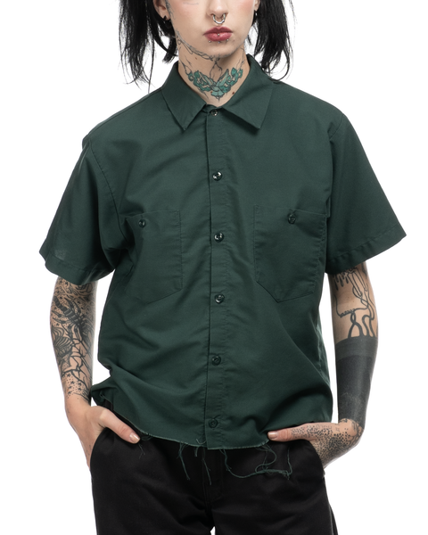 1970s Cropped Work Shirt