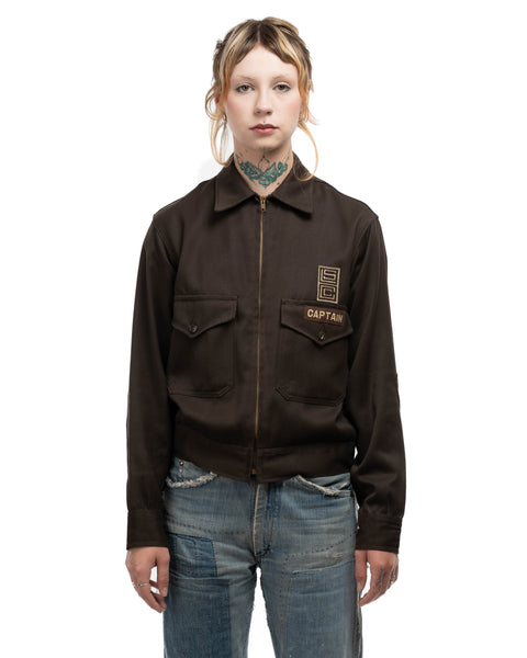70's Captain Cropped Work Jacket - Small