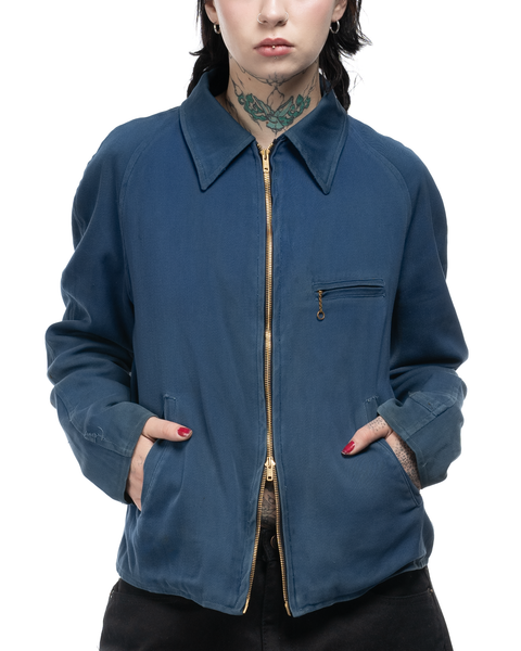 1940s Gabardine Half Belt Jacket