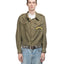 50's British Denim Battledress w/ British Motorcycle Patch - Large