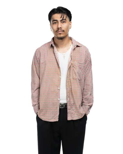 1950s Thrashed Cotton Flannel