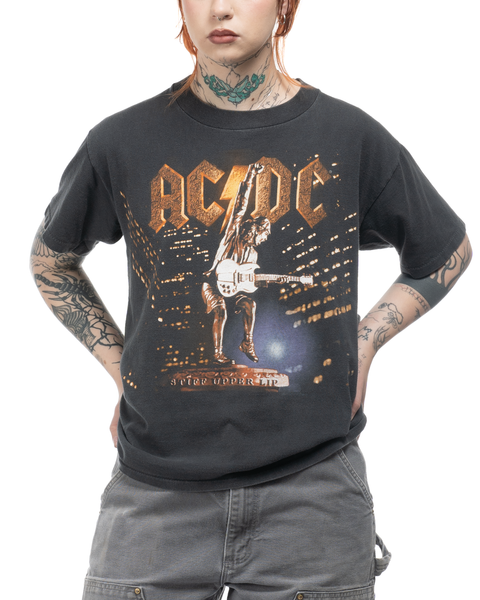1990s Faded ACDC Stiff Upper Lip Tee