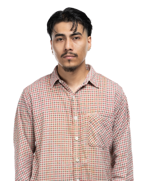 1950s Thrashed Cotton Flannel