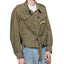 50's British Denim Battledress w/ British Motorcycle Patch - Large