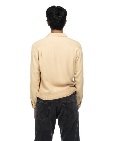 1950s Gabardine & Velvet Gaucho Shirt