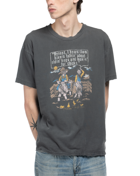 80s Hog Riding Tees - Large