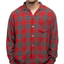 1960s Plaid Rayon Loop Collar