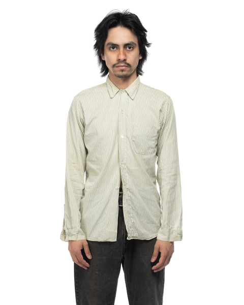 1950s Striped Oxford Shirt