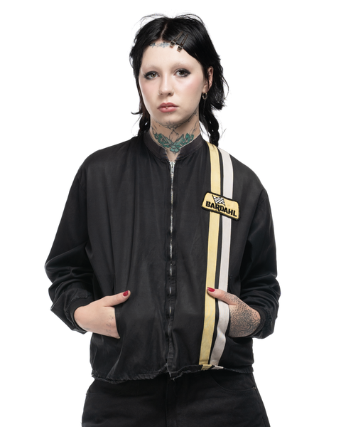 60s Nylon Bardhal Cotton Racing Jacket - Medium