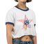 60's Cropped Star Tee - Medium
