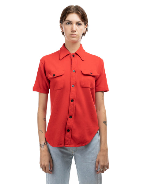 70's Sweatshirt Button-Up - Medium