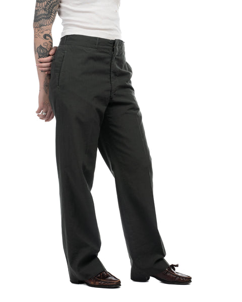 60's Military Issue Tropical Wool Trousers - 32" x 31"