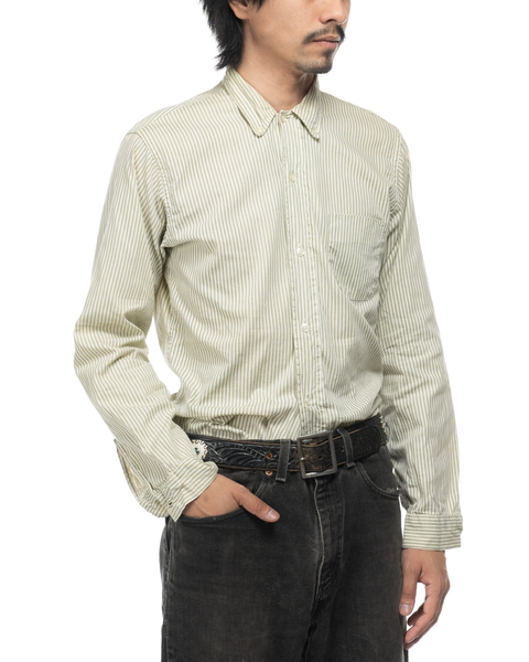 1950s Striped Oxford Shirt