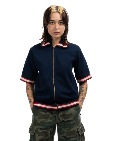 70's Russell Zip Polo - Medium