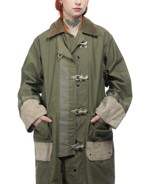 60's Military Fireman's Clasp Coat - Medium