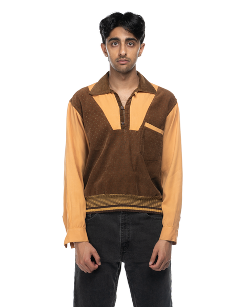 1950s Paneled Gaucho Shirt