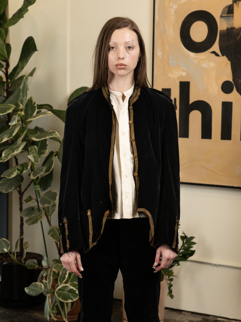 1930s Velvet Coastumer's Coat