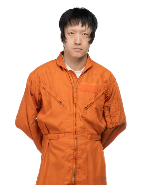 1960s Orange Flight Suit