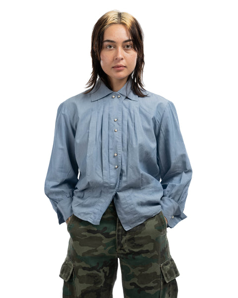 60’s Pleated Blouse - Small