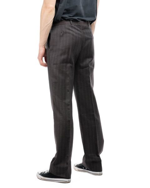 60’s Striped Pleated Trousers - 34” x 33.5”