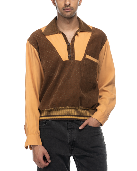 1950s Paneled Gaucho Shirt