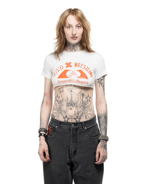 1970s Child Wrestling Crop Tee