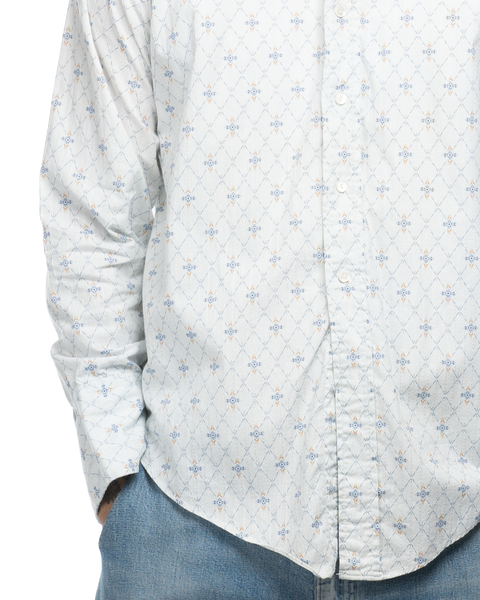 1920s Embroidered Pattern Shirt