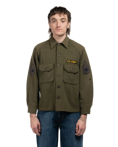 50's Wool Military Shirt - Medium