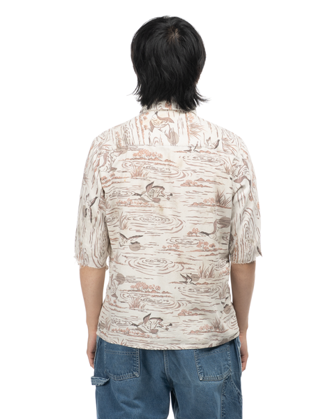 1960s Thrashed Waterfowl Shirt
