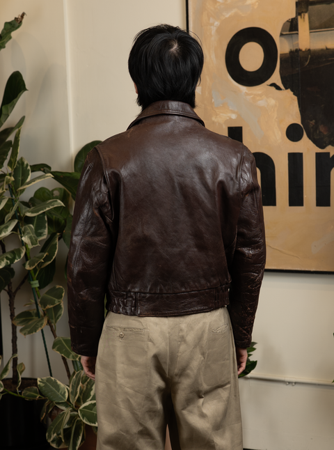 1950s Horse Hide Leather Jacket