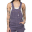 70's Lee Grape Hickory Stripe Overalls - XS