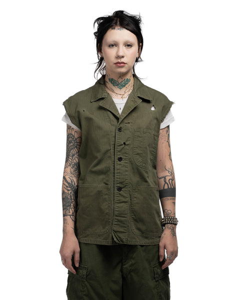 WW2 HBT P41 Vest - Medium