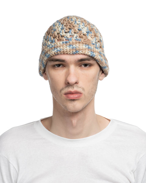 80's Crochet Beanie - OS