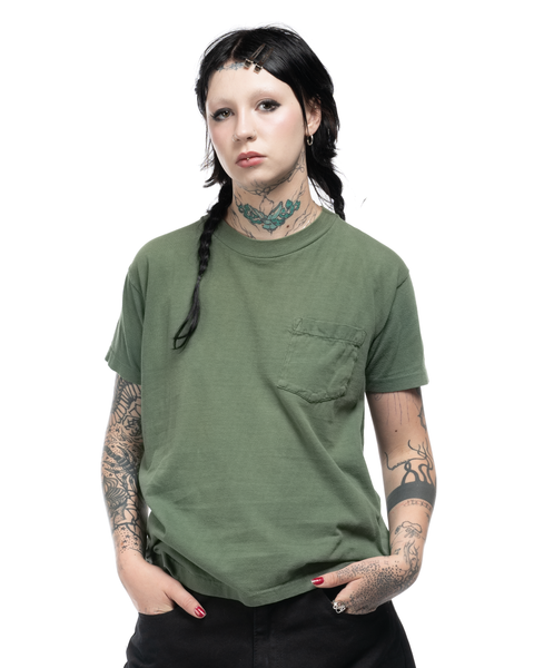 70s Blank Pocket Tee - Medium